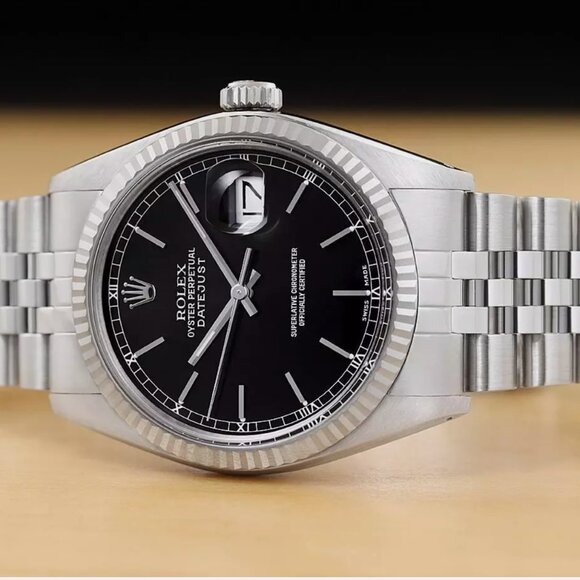 Rolex Men's 18k Gold Steel Swiss Datejust Watch! Mint! - Picture 3 of 6